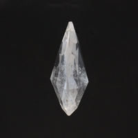 9500-504 Rock Crystal Full Cut Teardrop