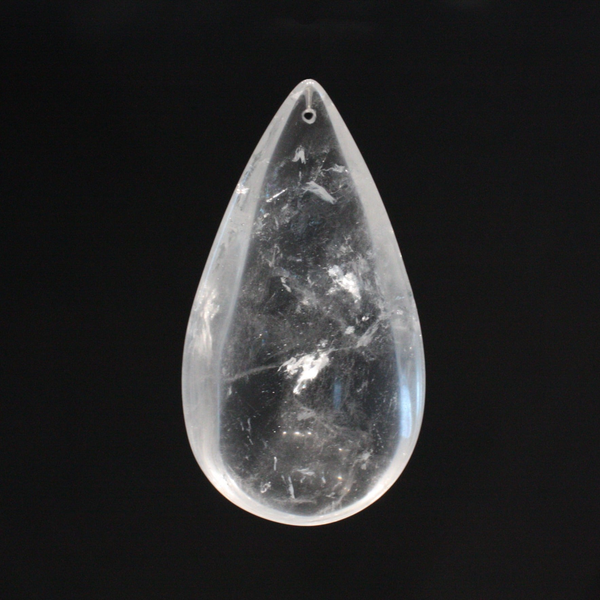 *SPECIAL PRICE: 9500-385-H Rock Crystal Smooth Half Pear