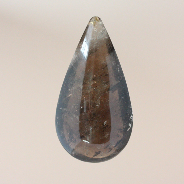 *SPECIAL PRICE: 9500-385-F Rock Crystal Smooth Full Pear, Smoke