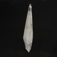 9500-258-F Rock Crystal Full Cut Coffin