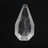 9500-258-H Rock Crystal Half Cut Coffin Prism