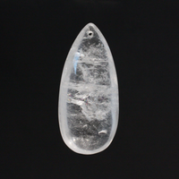 9500-390 Rock Crystal Elongated Full Pear