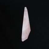 9500-258 Rose Quartz Half Cut Coffin Prism