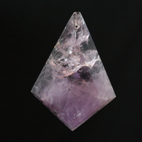 *SPECIAL PRICE: 9500-241 5" Rock Crystal Kite, Amethyst