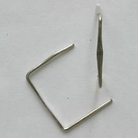 Plain Clip in Brass or Chrome