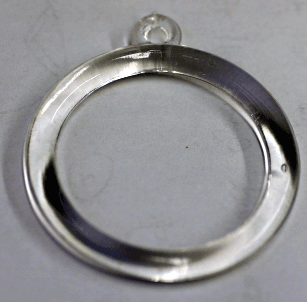 PLASTIC RING WITH LOOP